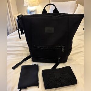 Dagne Dover Black Indi Diaper Bag Large